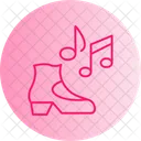 Steppmusik Schuhstepp Stepptanzmusik Symbol