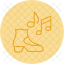 Steppmusik Schuhstepp Stepptanzmusik Symbol