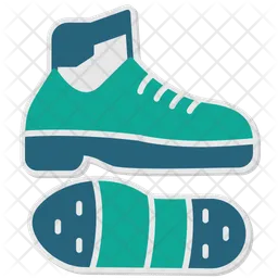 Steppschuhe  Symbol