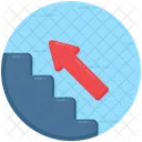 Staircase Stairs Well Stairs Up Icon