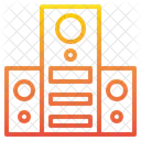 Stereo Speaker Sound Icon