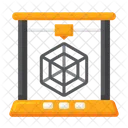 Stereolithografie Herstellung Druck Symbol