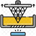 Stereolithografie Herstellung Druck Symbol