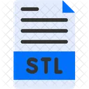 Stereolithography File Document Paper Icon