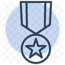 Auszeichnung Stern Medaille Symbol