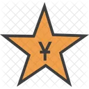 Stern Chinesisch Yuan Symbol