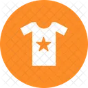 Stern auf T-Shirt  Symbol