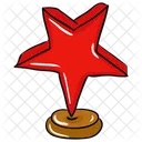 Star Award Siegertrophae Auszeichnung Symbol