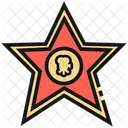 Hollywood Walk Of Fame Stern Vereinigte Staaten Amerika Symbol