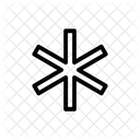 Sternchen Abzeichen Markierung Symbol