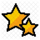 Stars Zusammenarbeit Duett Symbol