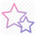 Stars Zusammenarbeit Duett Symbol