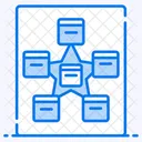 Sternschema Dimensionales Modell Datenplan Symbol