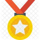 Sternmedaille Medaille Positionsmedaille Icon