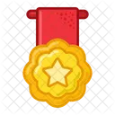 Stern Medaille Preis Symbol