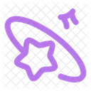 Sternring Ring Abstrakte Form Abstrakte Komposition Icon
