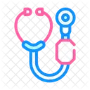Digital Stethoscope Color Icon