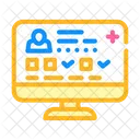 Digital Medical Card Icon