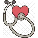 Stethoscope Heart Cardiologist Icon