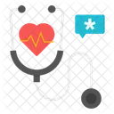 Stethoscope Medical Apparatus Fetoscope Icon