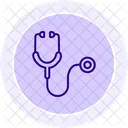 Stethoscope Black Outline Icon Icon