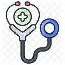 Symbole du stéthoscope  Icône