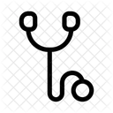 Stethoskop Tierarzt Werkzeug Herzschlag Monitor Symbol