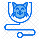 Stethoskop Katze Klinik Icon