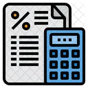 Steuern Dokumente Finanzen Symbol