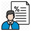 Buchhaltung Finanzen Experte Symbol