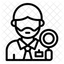 Steuerinspektor Inspektor Steuer Symbol