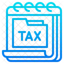 Kalender Steuern Zeitplan Symbol