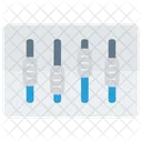 Steuerung Equalizer Mischpult Symbol