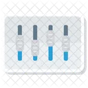 Steuerung Equalizer Mischpult Symbol