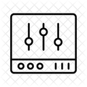 Steuerung Equalizer Ton Symbol