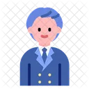 Travel Flight Attendant Avatar Icon