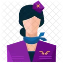 Stewardess Avatar Icon