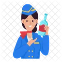 Stewardess  Icon
