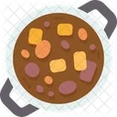 Stewing Simmered Heat Icon