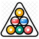 Billardkugel Queue Sport Poolball Symbol