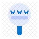 Stichwortsuche Marketing SEO Symbol