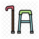 Stick Walking Frame Icon