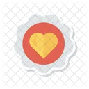 Sticker Heart Romance Icon
