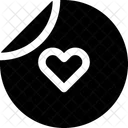 Sticker Heart Love Icon