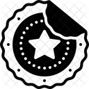 Sticker Label Round Symbol