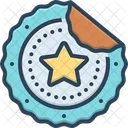 Sticker Label Round Symbol