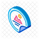 Color Sticker Polygraphy Icon