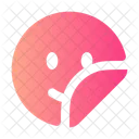 Sticker Smile Circle Icon