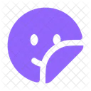 Sticker Smile Circle  Icon