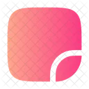 Sticker Square Icon